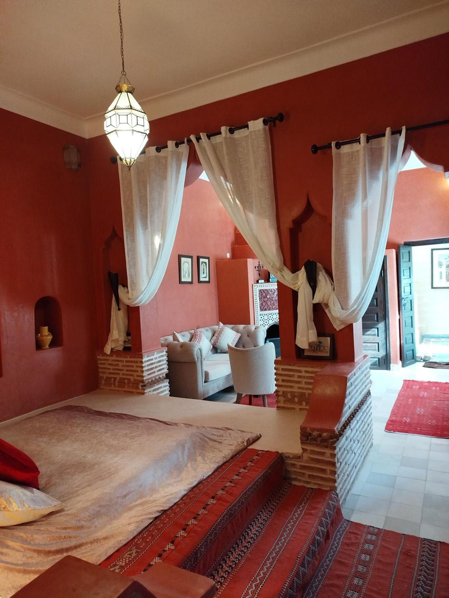Riad Les Trois Mages Marrakesh Exteriör bild